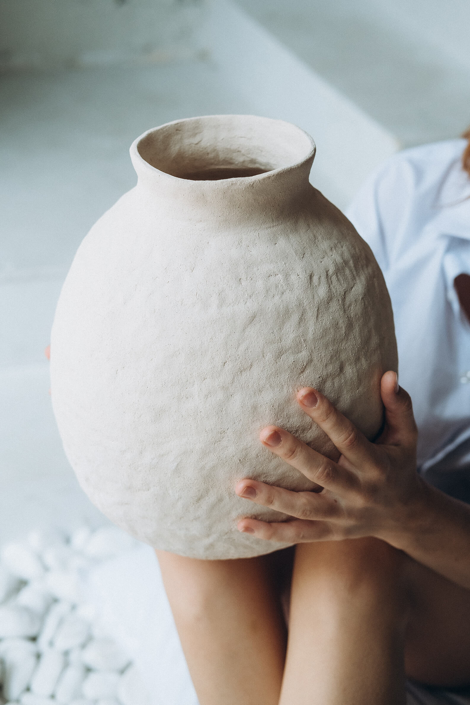 Stoneware Pitcher